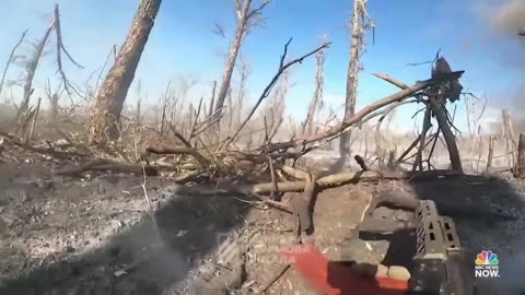 Dramatic battle video shows Ukrainian raid on Russian trenches near Bakhmut