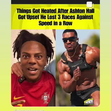 ishowspeed and Ashton hall being competitive 06/20/25