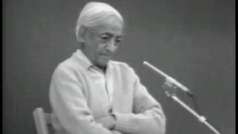 Is it possible ever to be free of self-centred activity? Is there a real self? | J. Krishnamurti