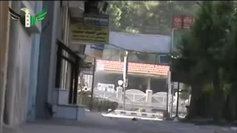 Syrian war rebels destroyed T-72AV 2012.07.05 In Douma, Damascus