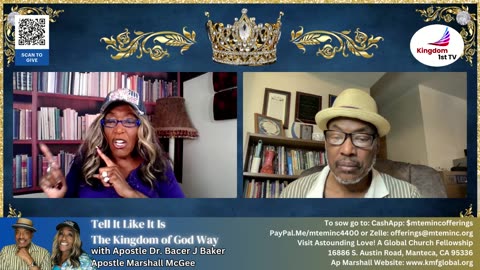 Tell It Like It Is: The Kingdom of God Way with Apostle Dr. Bacer J Baker