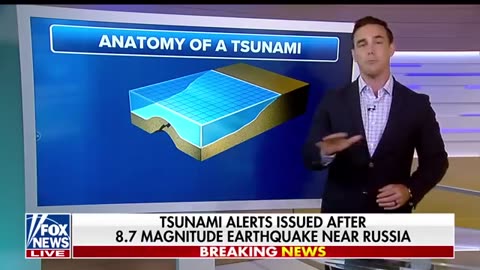 Tsunami alerts triggered for entire US West Coast after massive 8.7 quake