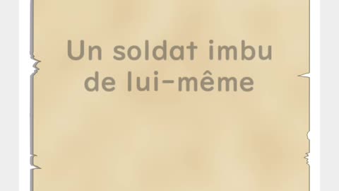 Un soldat imbu de lui-même - Huhito Fables-Version française Vol.13