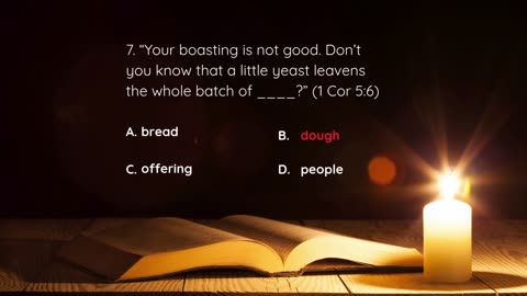 Bible Quiz First Corinthians 30 NIV Questions