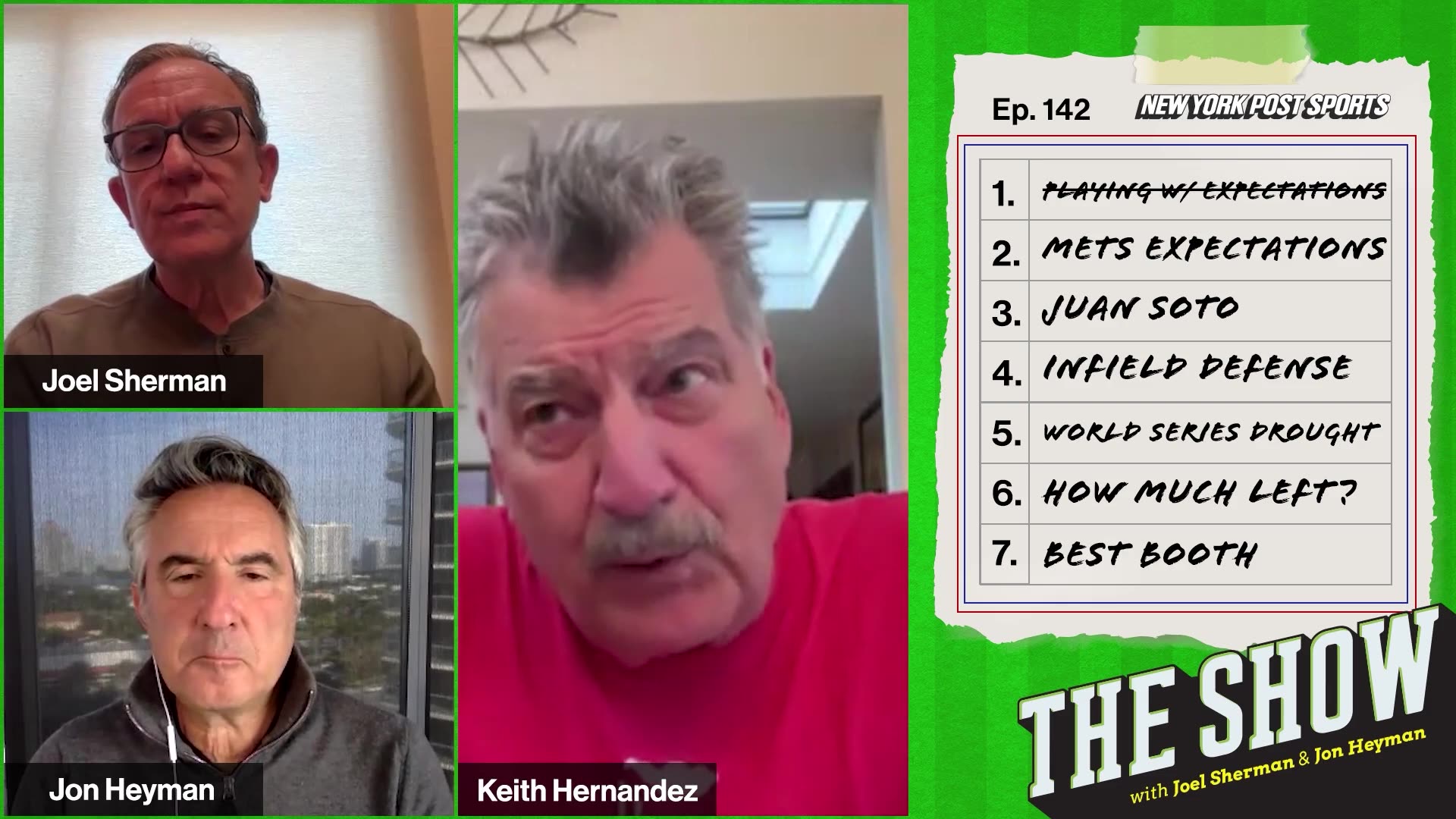 Keith Hernandez believes Mets starting pitching is "worrisome" | The Show