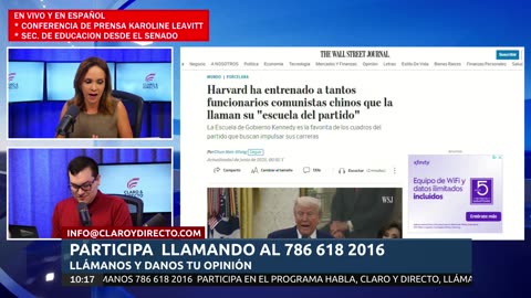 EN VIVO Y EN ESPAÑOL: Karoline Leavitt desde la Casa Blanca conferencia de prensa