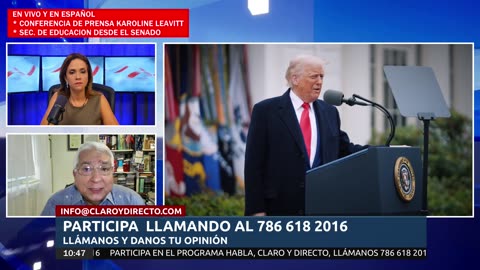 EN VIVO Y EN ESPAÑOL: Karoline Leavitt desde la Casa Blanca conferencia de prensa