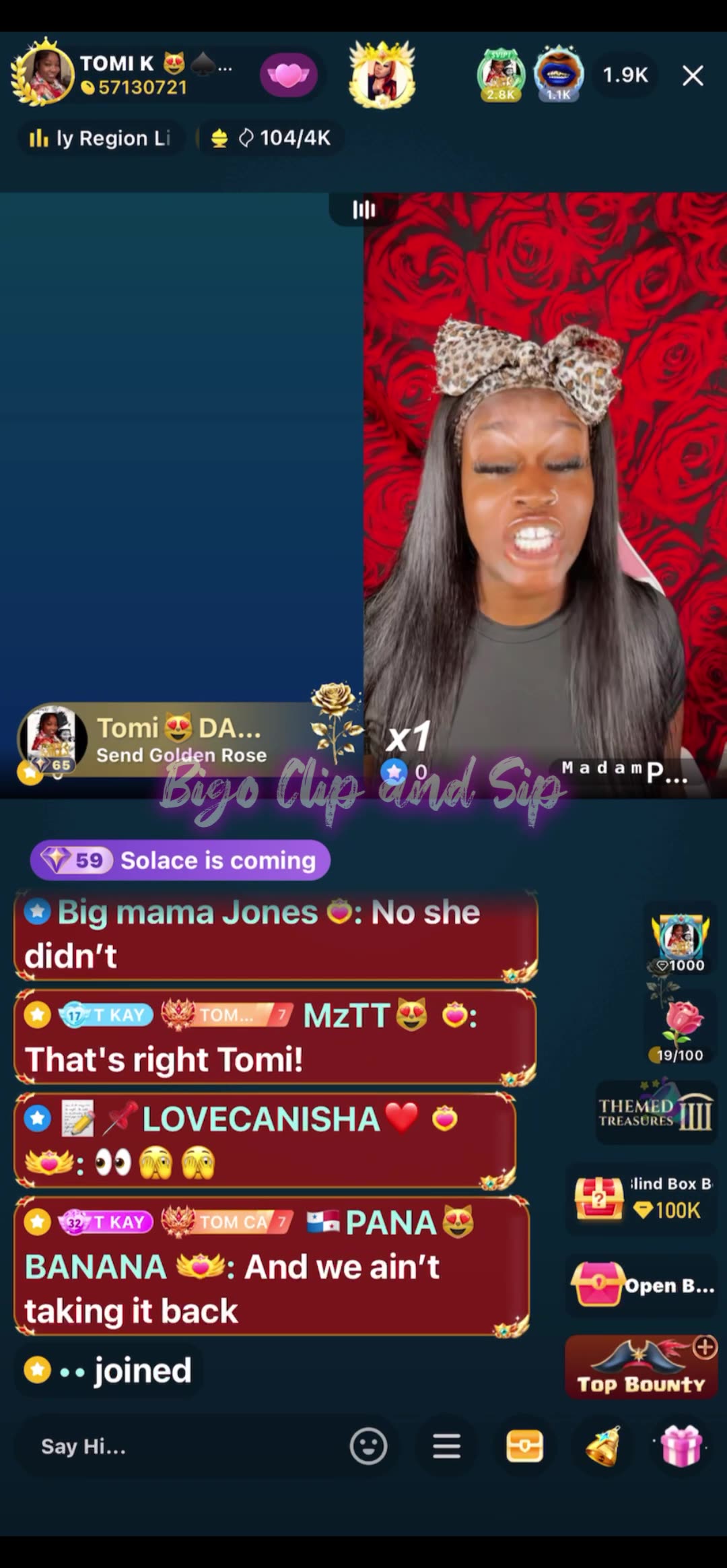 TomiKay lines MadamLo n talks about being around Fancys son 5/14/25 #bigoclipandsip