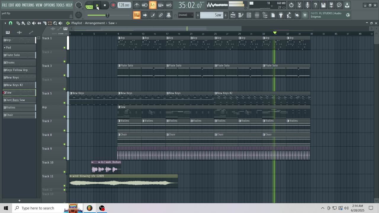 Playing Around with Punchy Cyberpunk Music - Version 2