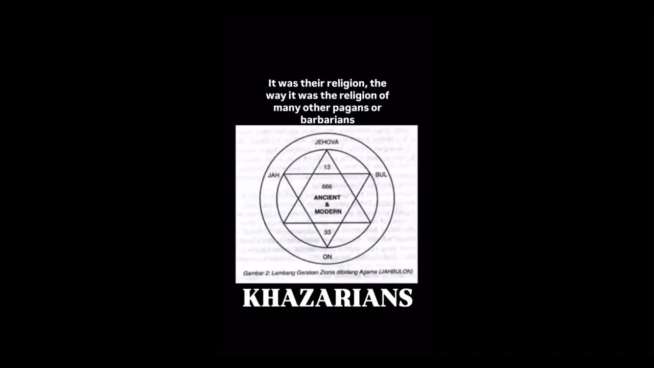 The True Story Of The "Kazarian" Jews (The Bad Jews) .......