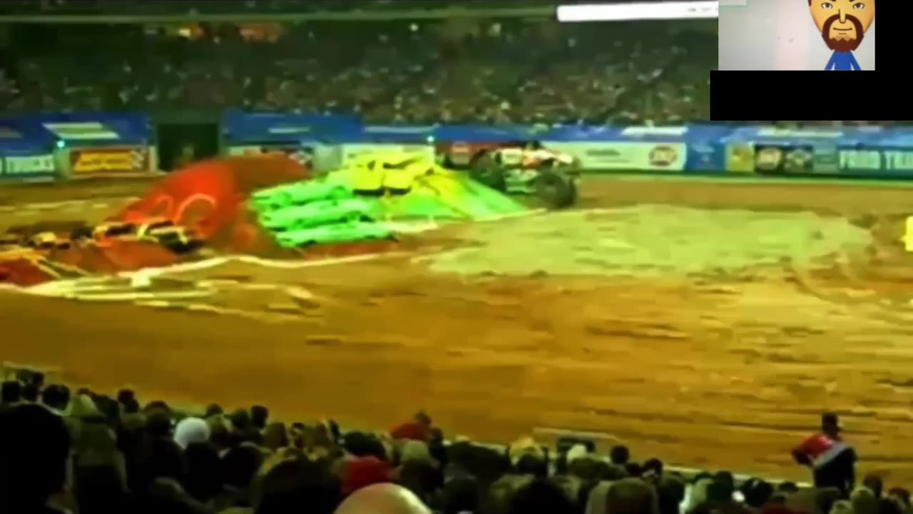 Monster Jam Landing On The Roll Cage (REACTION)