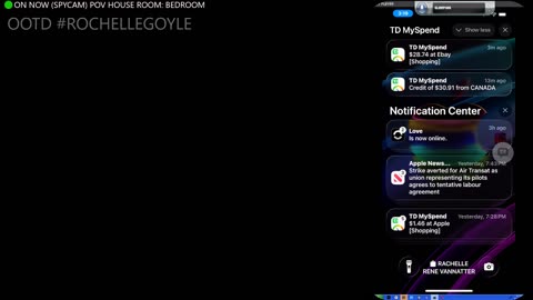 POND5 🟢ON NOW (SPYCAM) POV HOUSE ROOM: BEDROOM