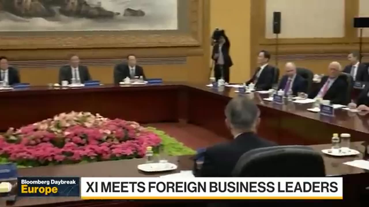 China's Xi Meets Over 40 Global Business Leaders Amid Trump Tariffs