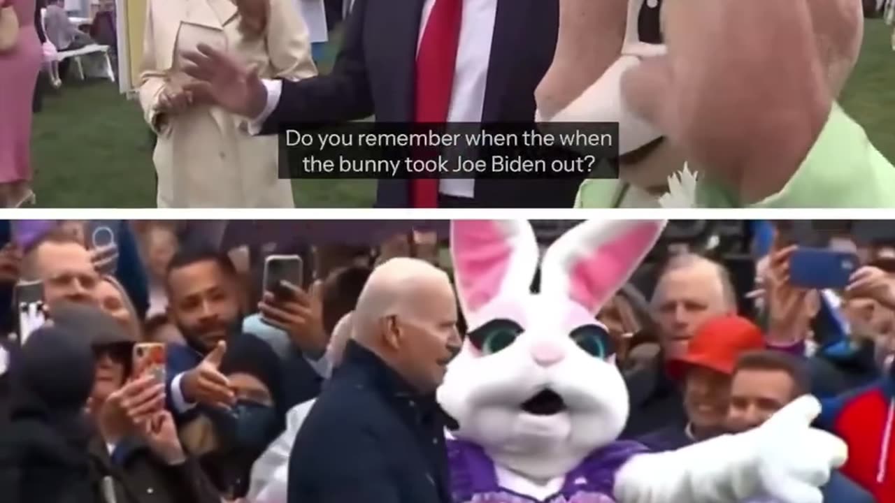 BidAn v Trump Easter