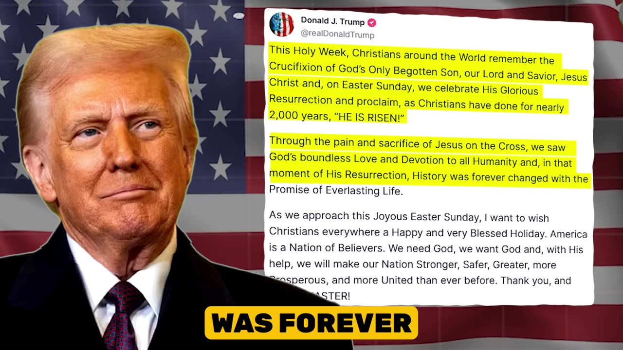 Trump's Easter Message