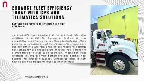 Gps Tracking Sydney, Fleet Telematics Solutions, Netcorp
