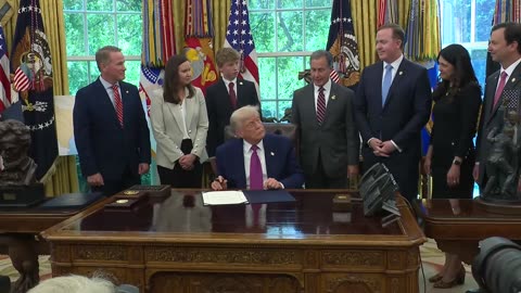 President Trump Signs Executive Orders - 05/09/2025