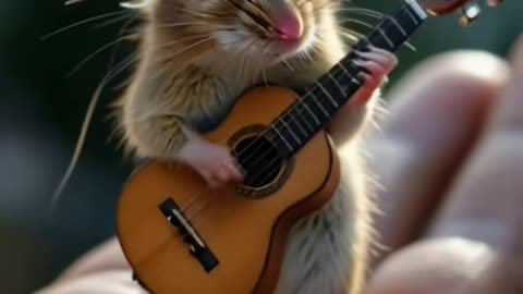 #jerry #animal #ai #cute #guitar #fyp
