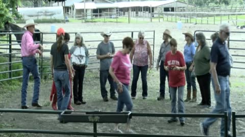 Skipper Calder & Cowboy-up Ministry bring horse training with a message at 11am.