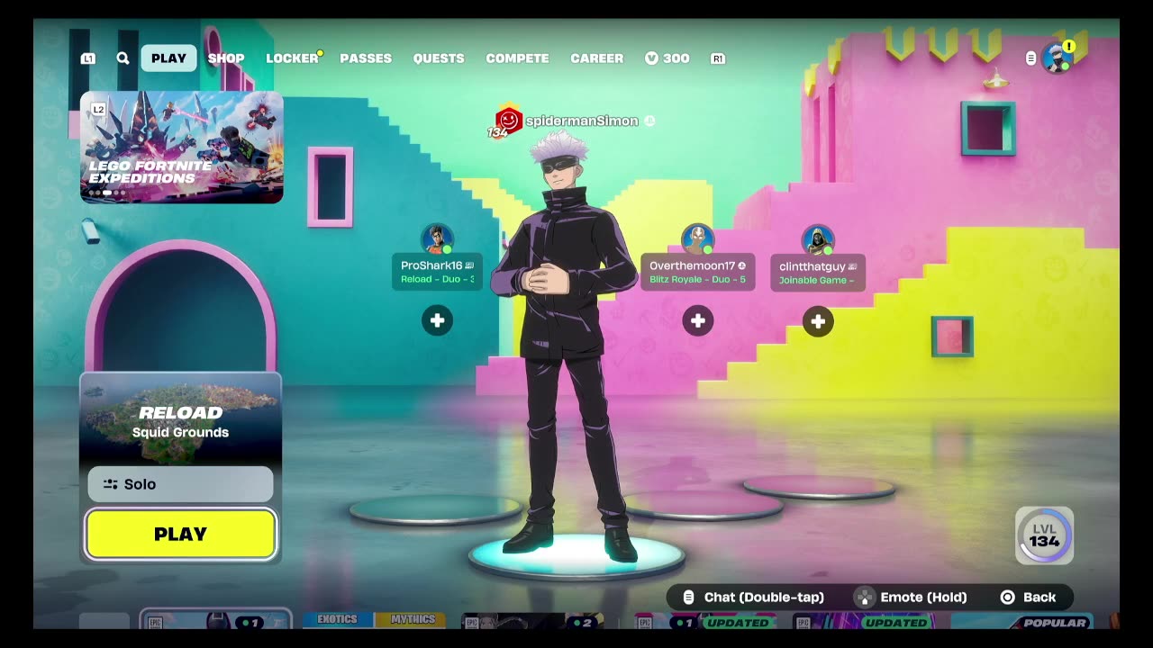 First Playthrough Reload !Squid Games! Fortnite