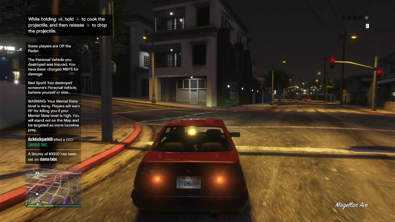 Trolling players in gta online! (Gone wrong)