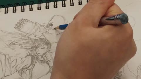 Speed Drawing 24 (Final Fantasy VII)