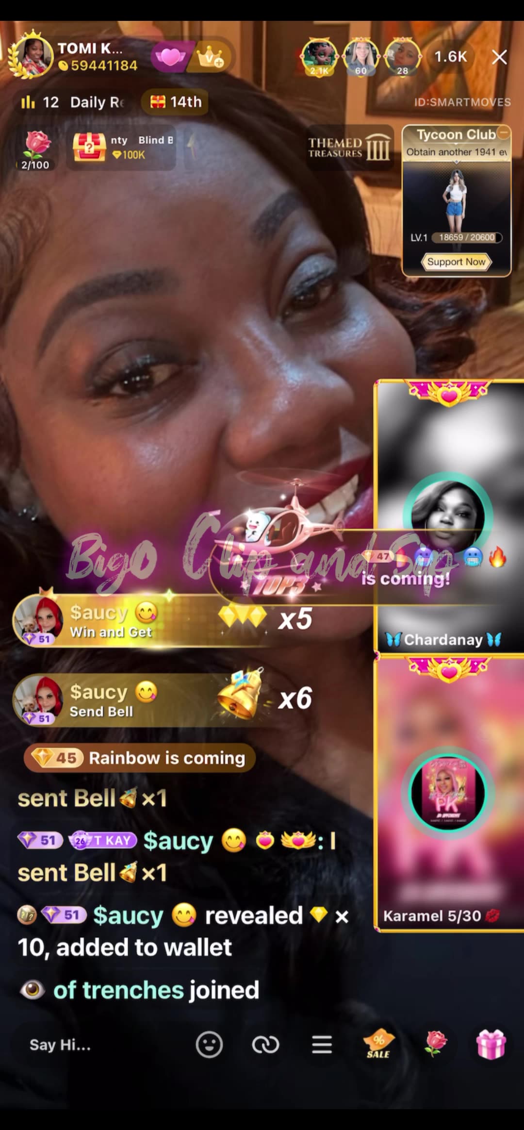 TomiKay has a convo w/Karamel after leaving Ebbis panel 6/12/25 #bigoclipandsip