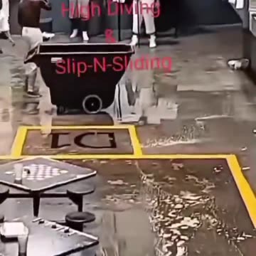 🔥🚨BREAKING: Prison inmates filmed themselves having a pool party behind bars.