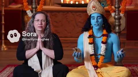 Chanting Bhajans with Krishna and Marilynn Hughes
