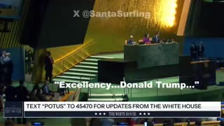 💫💫💫 UN Introduces President Trump as ＂Excellency Donald Trump" 💫💫💫
