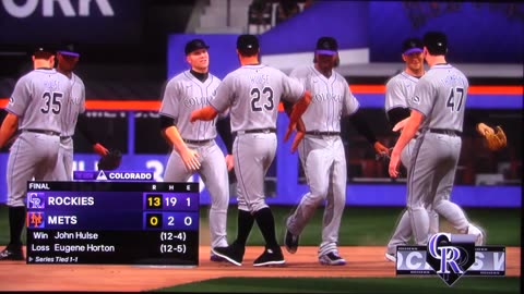 MLB The Show: Colorado Rockies vs New York Mets (S11 G104)