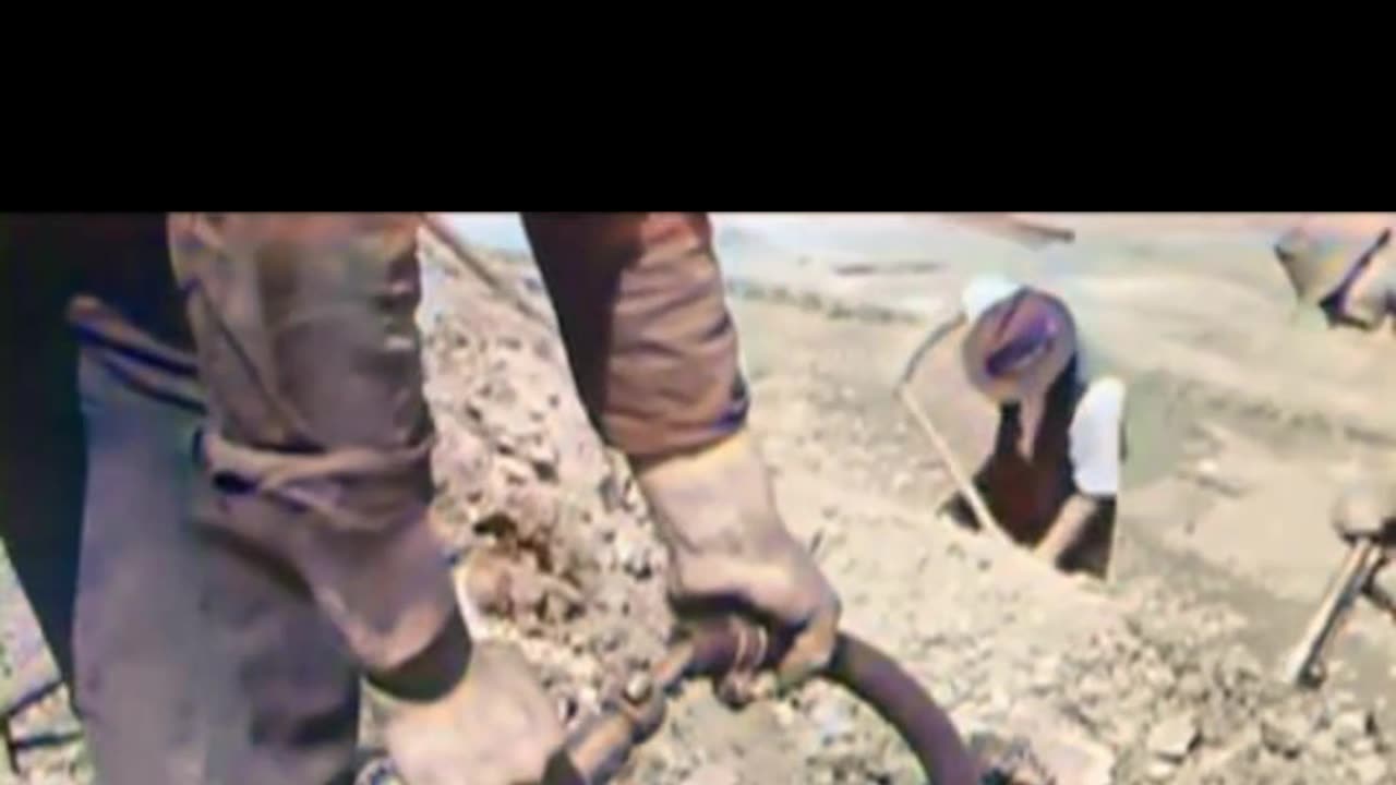 1937 Construction and Farming Scenes from a Changing Land #ColourisedHistory