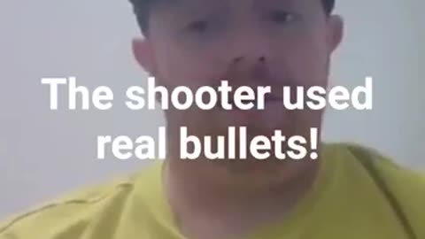 The shooter at Butler used real bullets.
