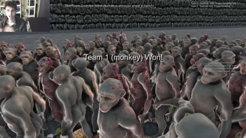 1,000 SpongeBob SquarePants VS 1,000 Monkeys In An Ultimate Epic Battle Simulator 2 Skirmish