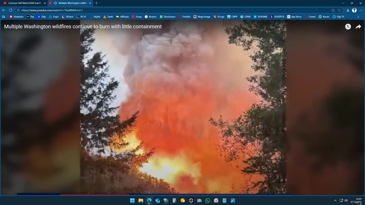 end times, usa, wildfire