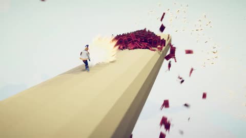 165 SHIELD BEARERS vs EVERY GOD (Sky Bridge Map) - Totally Accurate Battle Simulator TABS