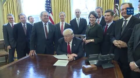 President Trump Signs an Executive Order