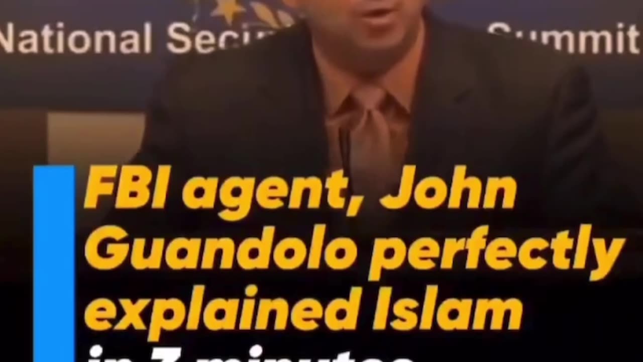 FBI agent, John Guandolo explained Islam in 3 minutes