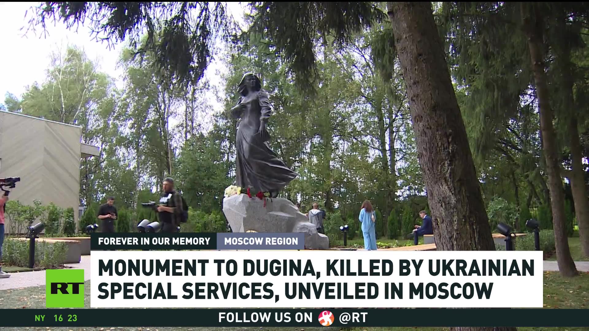Daria Dugina monument unveiled on 3rd Anniversary of her death