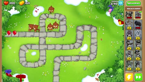 Bloons TD 6 Ape Field Easy Round 3