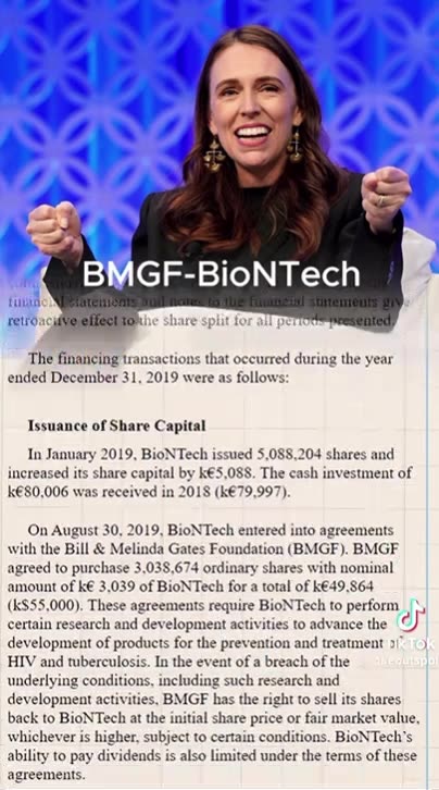 Jacinda Ardern Beneficiary of Gates Foundation Money Laundering Operations