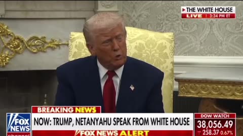 President Trump meeting Netanyahu in the WH - Part 1