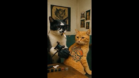 Would you get tattooed by a cat