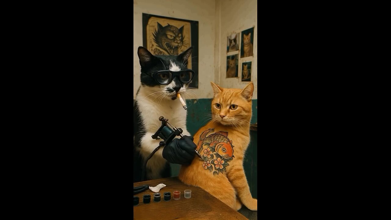 Would you get tattooed by a cat