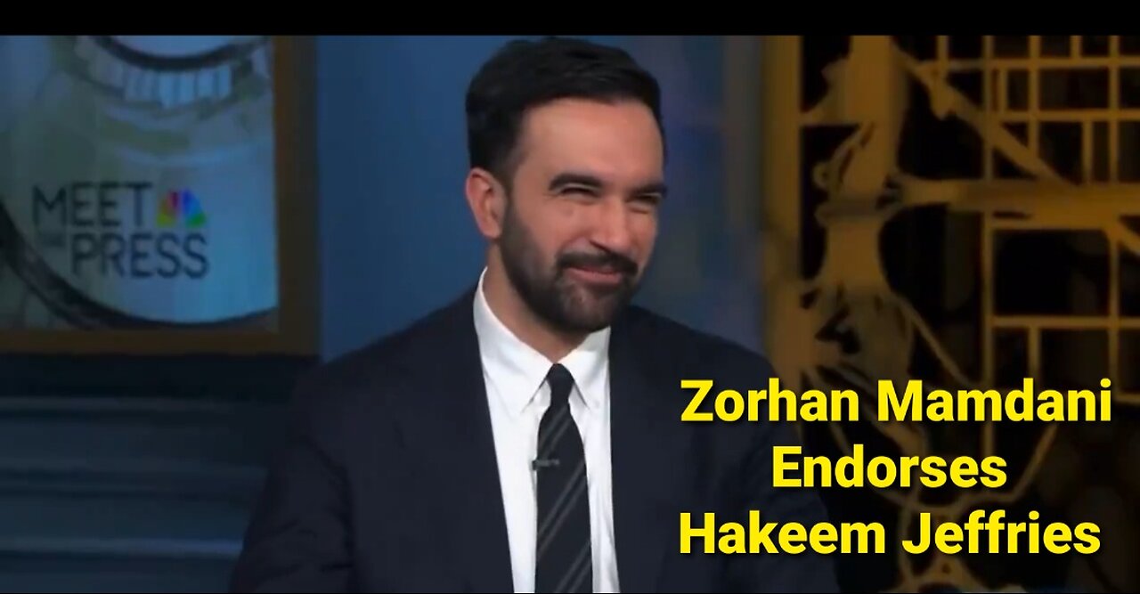 Progressive Zohran Mamdani Endorses Hakeem Jeffries for House Majority Leader If Dems Flip Congress!