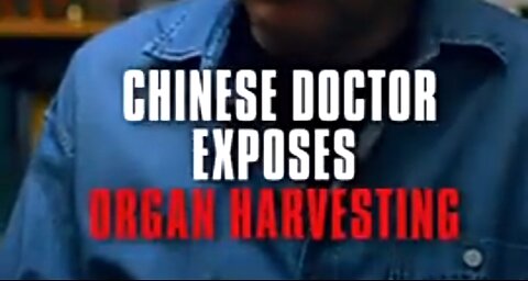 THIS ONE IS MIND BLOWING. CHINA'S ORGAN HARVESTING ☠️