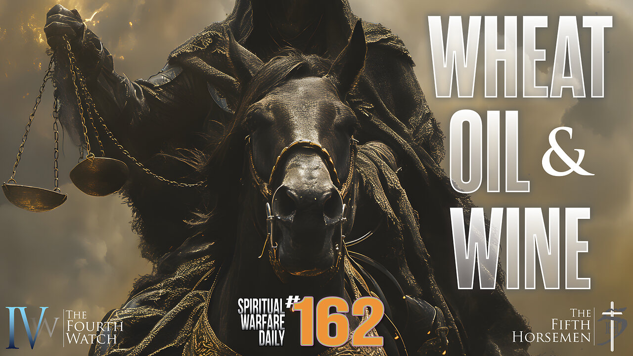 Revelation 6: Wheat, Oil and Wine Judgment, economic crash and the covering you've never heard of