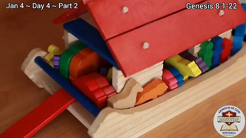 Bible in a Year! Jan 4 ~ Day 4 ~ Part 2. Genesis 8:1-22. Faith. Scripture. Truth. Devotional!