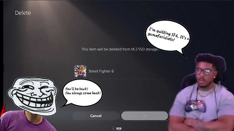 Lowtiergod says he's quitting Street Fighter 6 but the salt knows he will come crawling back soon.
