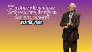 What are the signs that we are living in the end times? From Crete to Malta - Part 1 - Walter Veith